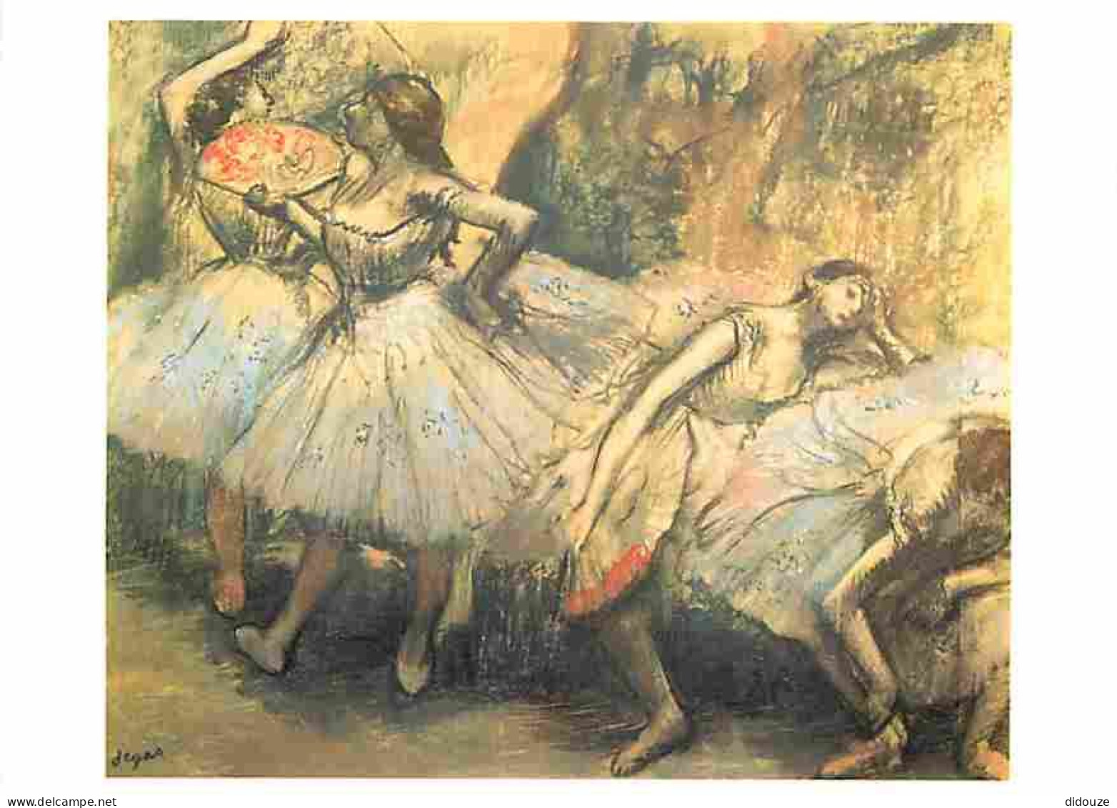 Art - Peinture - Edgar Degas - Danseuses - CPM - Voir Scans Recto-Verso - Pittura & Quadri