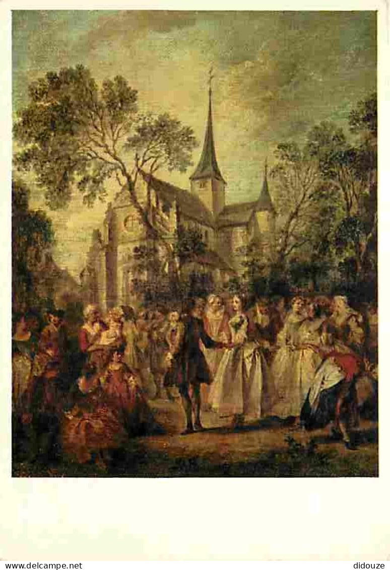 Art - Peinture - Nicolas Lancret - La Danse De Noces - CPM - Voir Scans Recto-Verso - Peintures & Tableaux