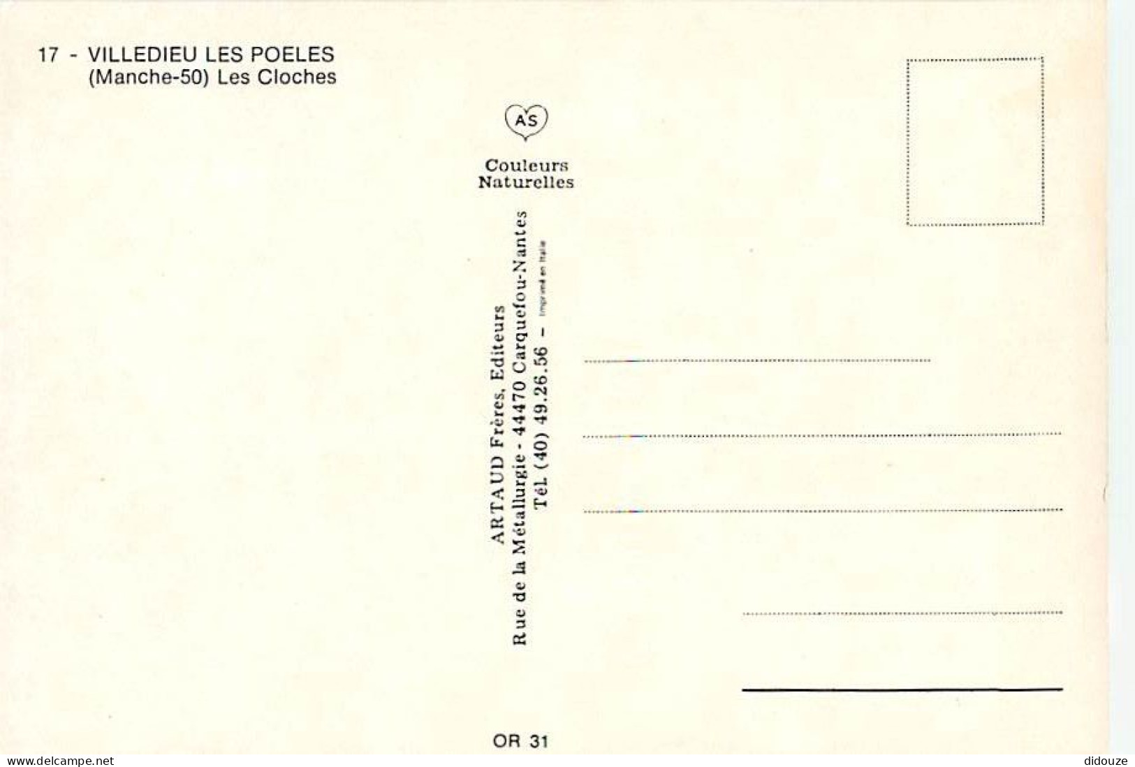 50 - Villedieu Les Poeles - CPM - Voir Scans Recto-Verso - Villedieu