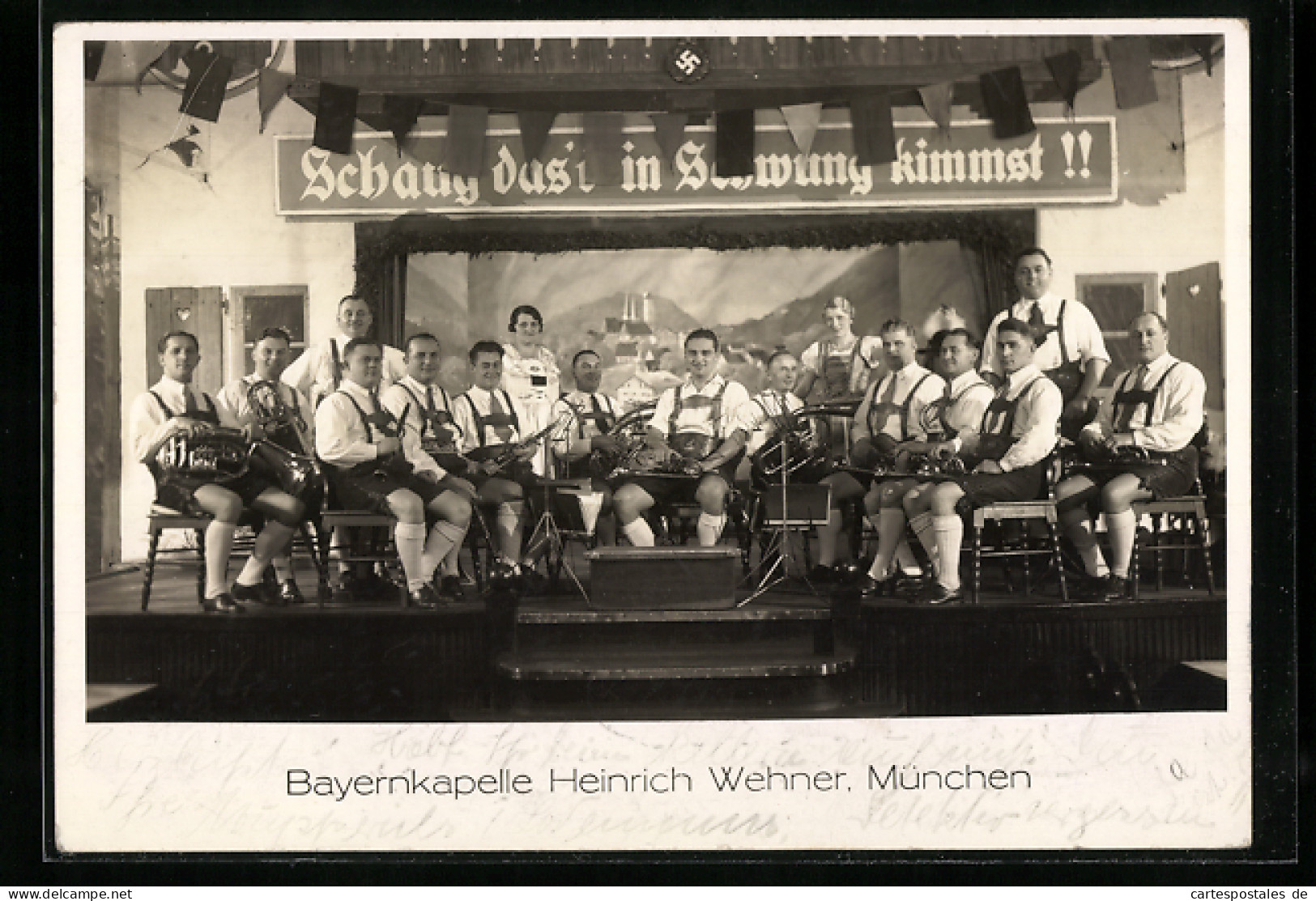 AK München, Bayernkapelle Heinrich Wehner,   - Music And Musicians