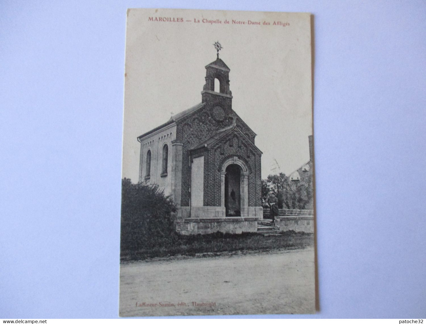 Cpa...Maroilles...(nord)...la Chapelle De Notre-dame Des Affligés...1906... - Autres & Non Classés