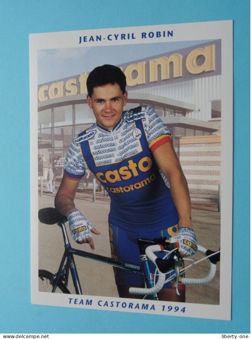 Jean-Cyril ROBIN > Team CASTORAMA 1994 ( Zie / Voir SCANS ) Nieuw ! - Radsport