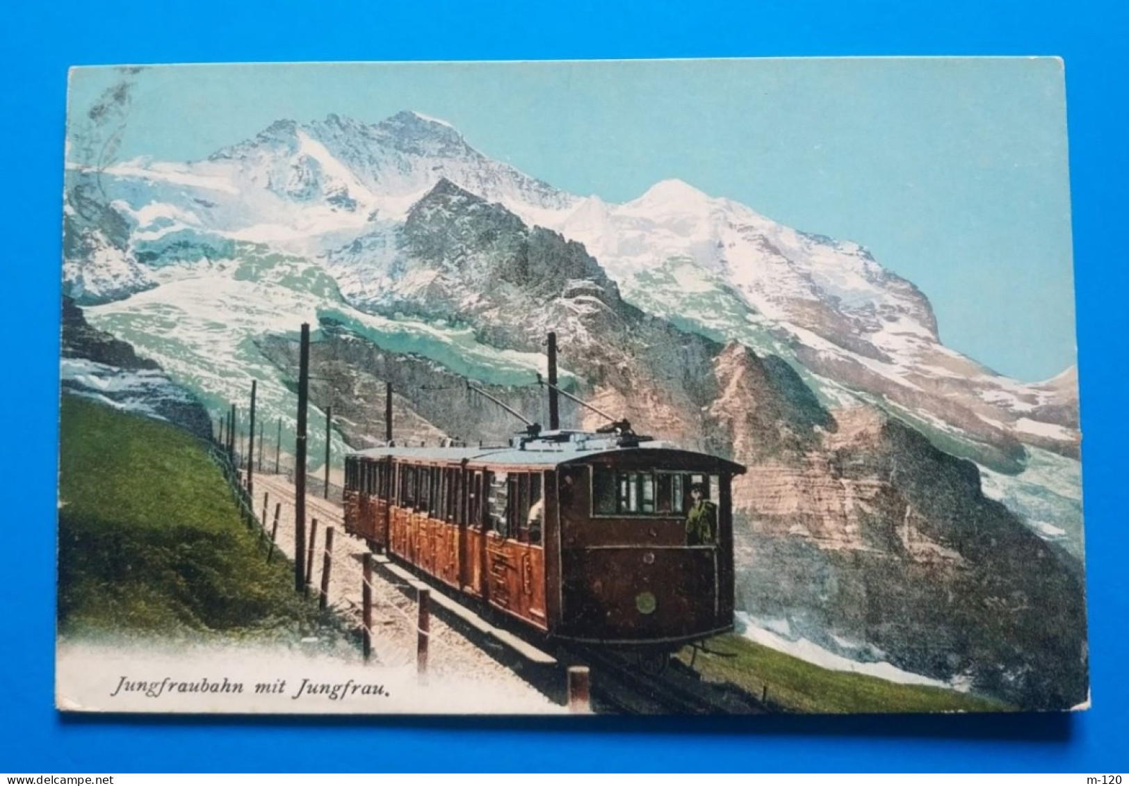 JUNGFRAUBAHN MIT JUNGFRAU. - Other & Unclassified