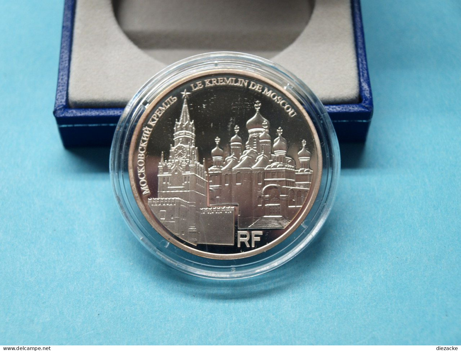 Frankreich 2009 10 Euro Kreml In Moskau, Etui Zertifikat Umkarton PP (EM666 - Gedenkmünzen