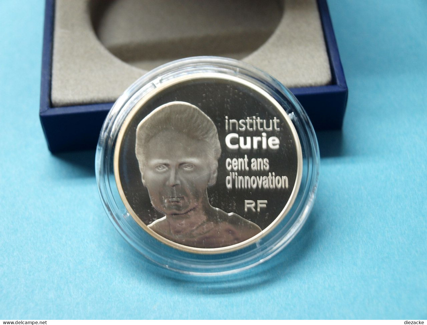 Frankreich 2009 10 Euro Institut Curie, Etui Zertifikat Umkarton BU (EM665 - Conmemorativos