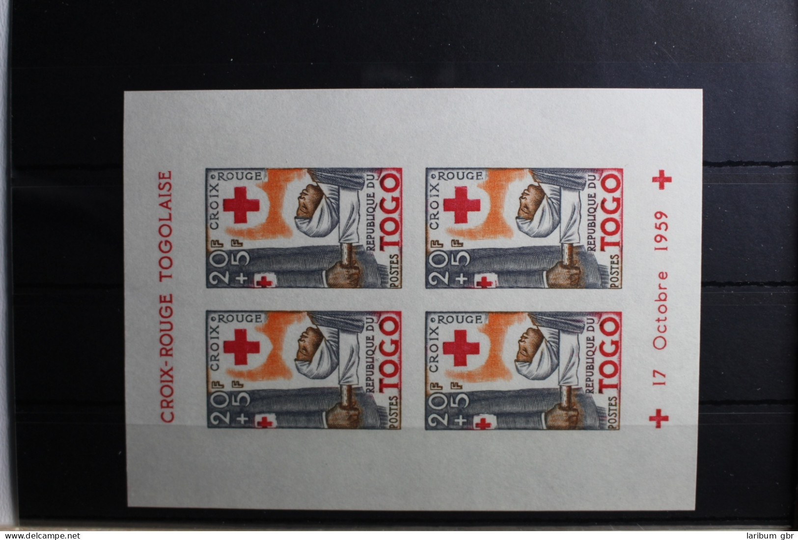 Togo Block 2B Mit 268 Postfrisch Rotes Kreuz #RW952 - Togo (1960-...)