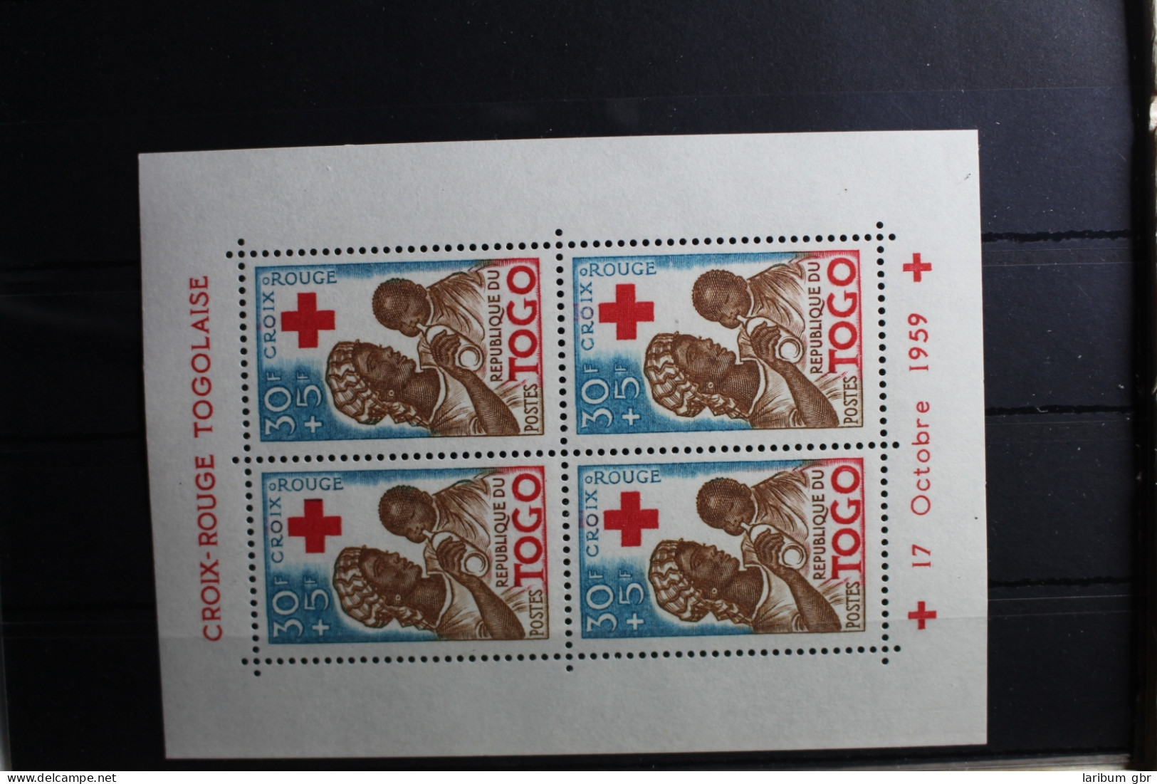 Togo Block 3 Mit 269 Postfrisch Rotes Kreuz #RW948 - Togo (1960-...)