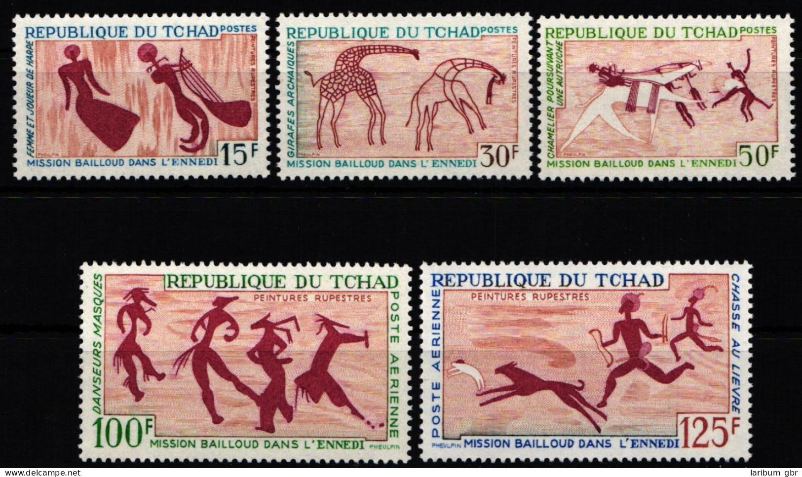 Tschad 189-193 Postfrisch Malerei #NK202 - Tschad (1960-...)