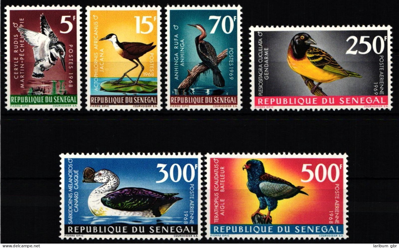 Senegal 378-383 Postfrisch Schmetterlinge #NK229 - Senegal (1960-...)