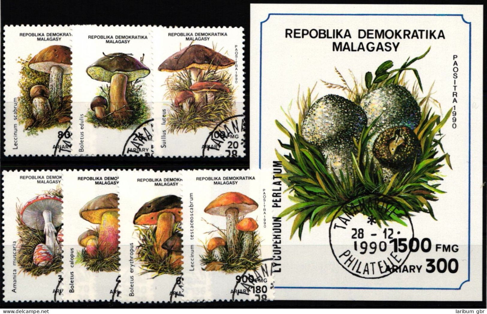 Madagaskar 1288-1294 Und Block 154 Gestempelt #NK257 - Madagaskar (1960-...)