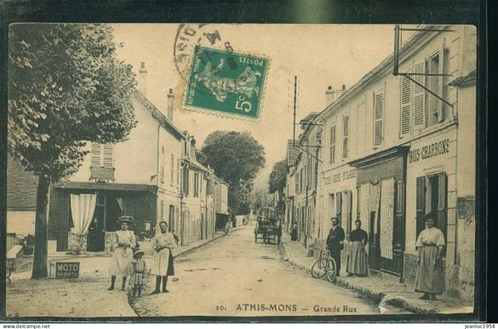 ATHIS MONS GRANDE RUE                               (    Mes Cartes Ne Sont Pas Jaunies ) - Athis Mons