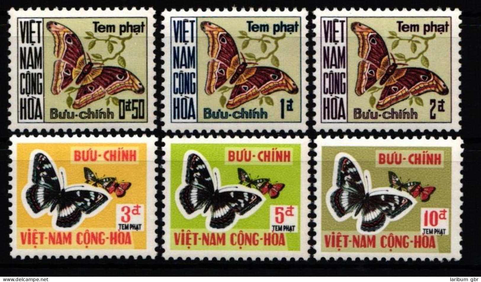 Vietnam Süd Portomarken 15-20 Postfrisch #NK250 - Vietnam