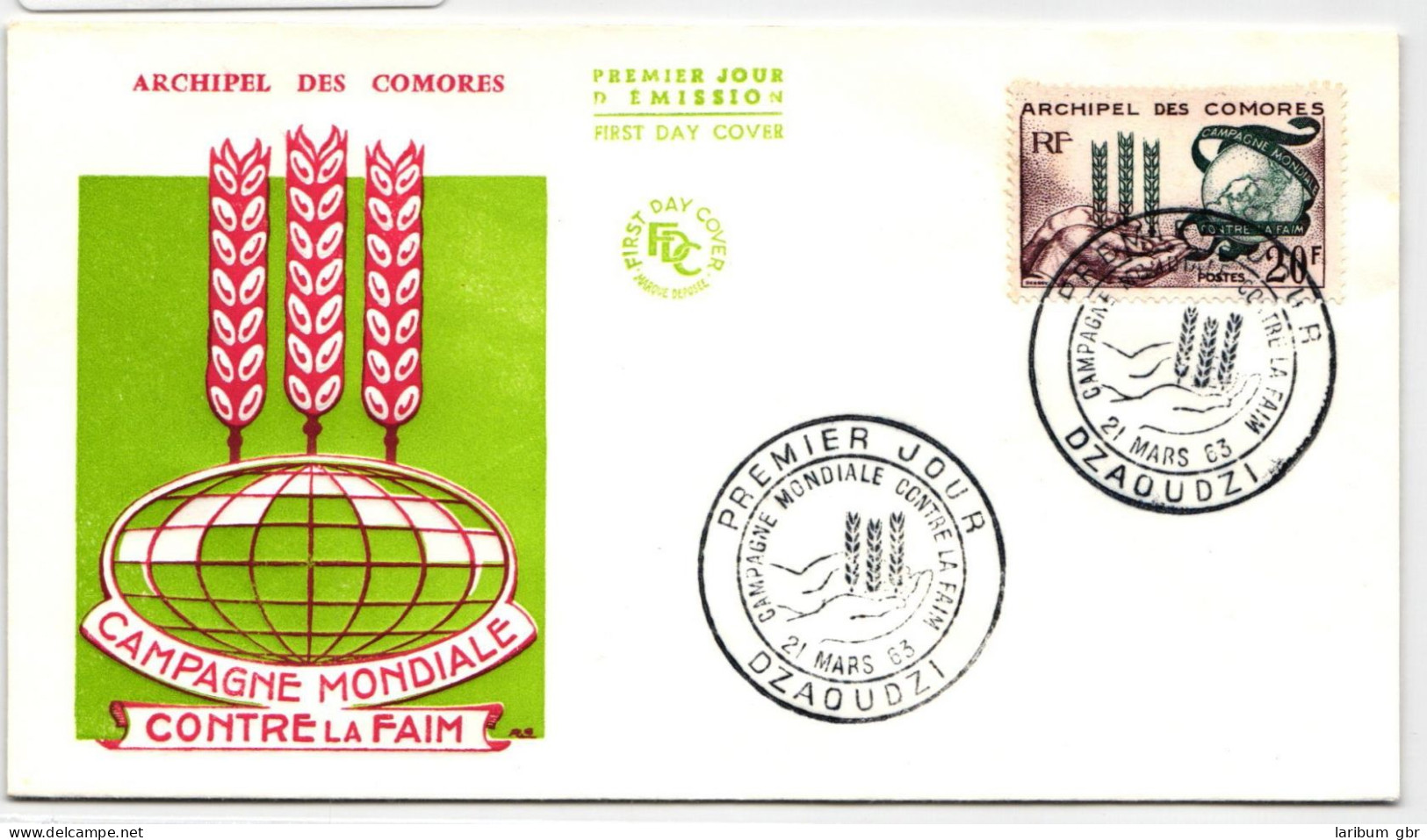 Komoren 52 Als Ersttagsbrief #NK270 - Comores (1975-...)