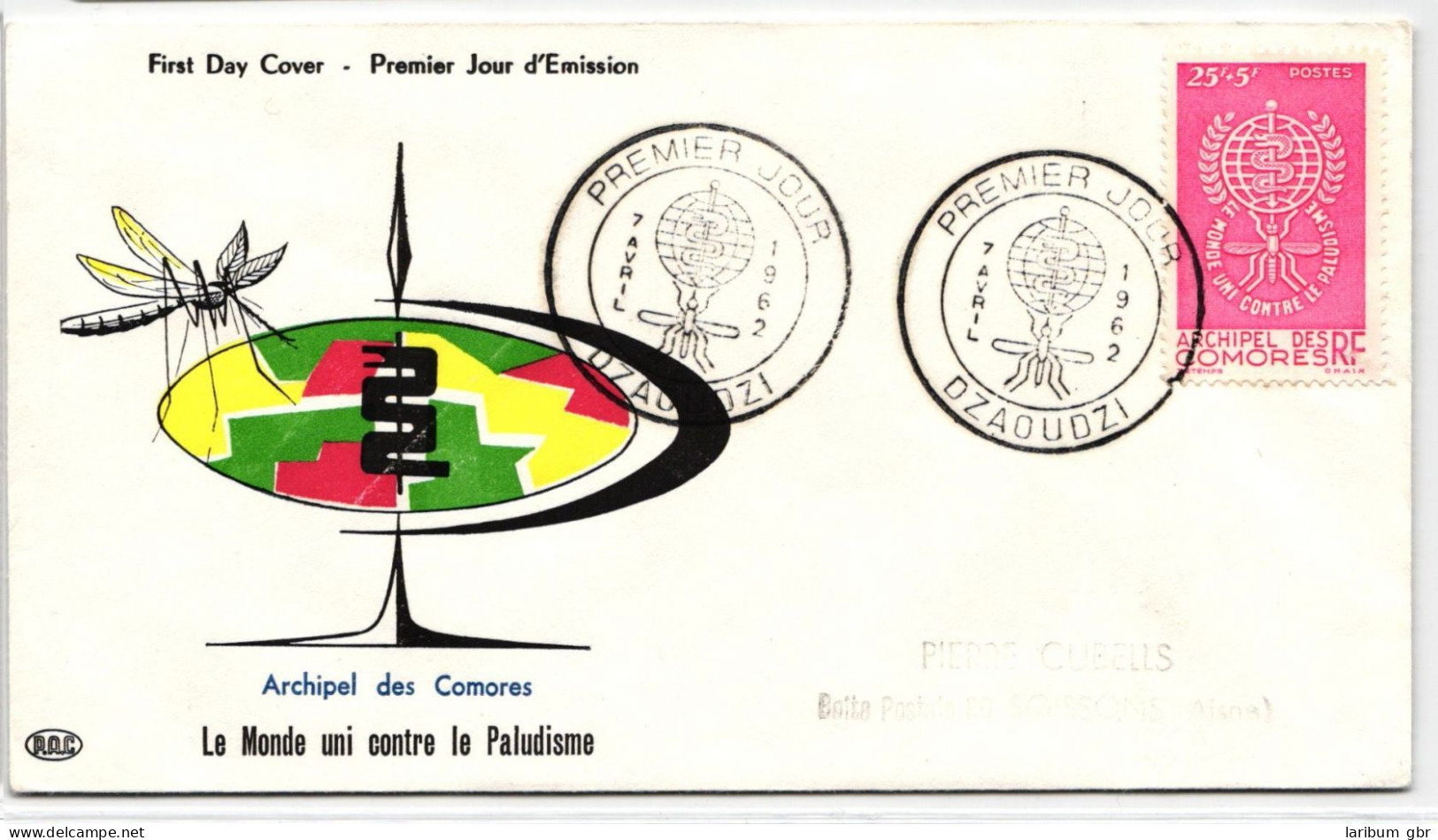 Komoren 49 Als Ersttagsbrief #NK268 - Comores (1975-...)