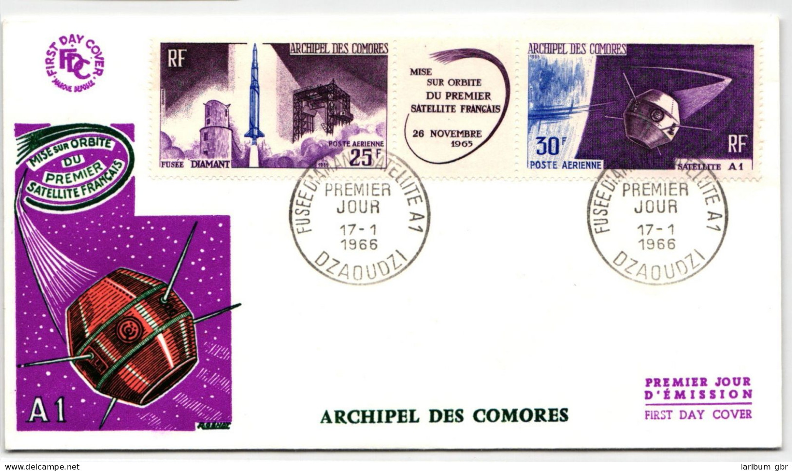 Komoren 72-73 Als Ersttagsbrief #NK276 - Komoren (1975-...)