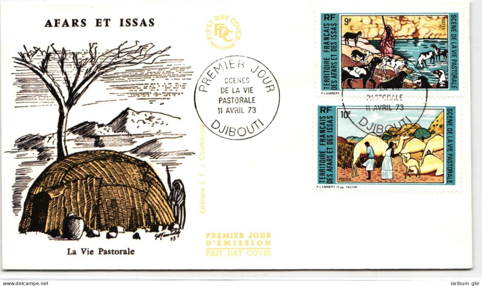 Afars Und Issa 84-85 Als Ersttagsbrief #NK333 - Djibouti (1977-...)