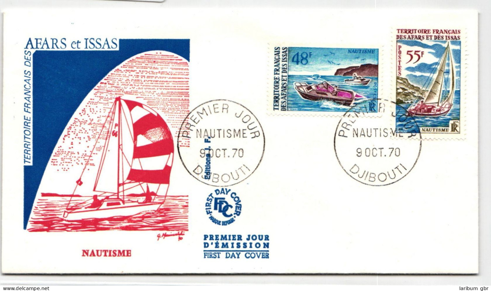 Afars Und Issa 45-46 Als Ersttagsbrief #NK325 - Djibouti (1977-...)