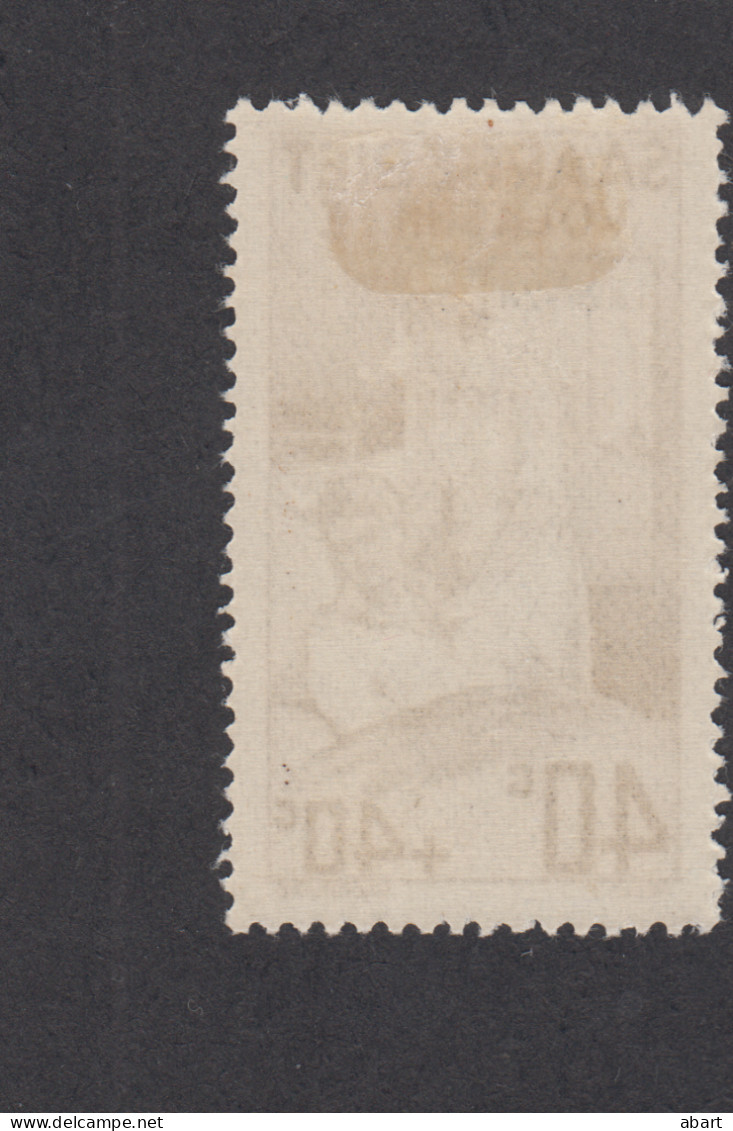 NEU - Saargebiet - Michel Nr. 123 V (Plattenfehler) - Postfrisch Mit Falzrest - Ongebruikt