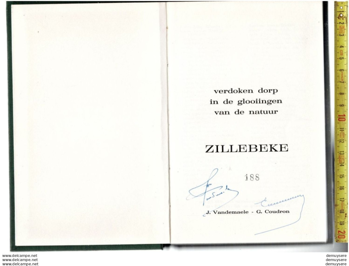 BOEK VERDOKEN DORP IN DE GLOOIINGEN VAN DE NATUUR ZILLEBEKE -  188 - 1974 - 198 BLZ. GETELEND - Geschiedenis