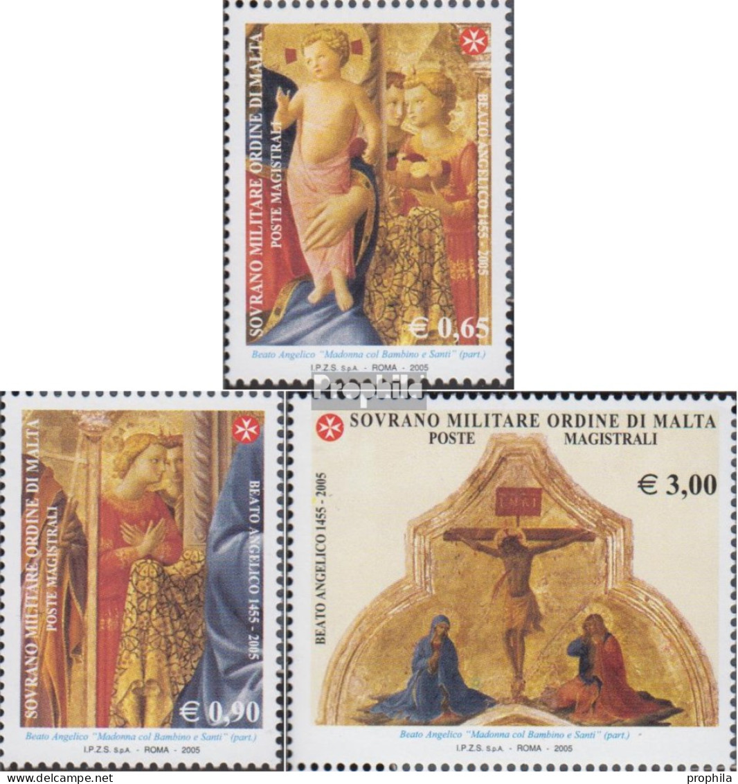 Malteserorden (SMOM) Kat-Nr.: 925-927 (kompl.Ausg.) Postfrisch 2005 Angelico - Sovrano Militare Ordine Di Malta