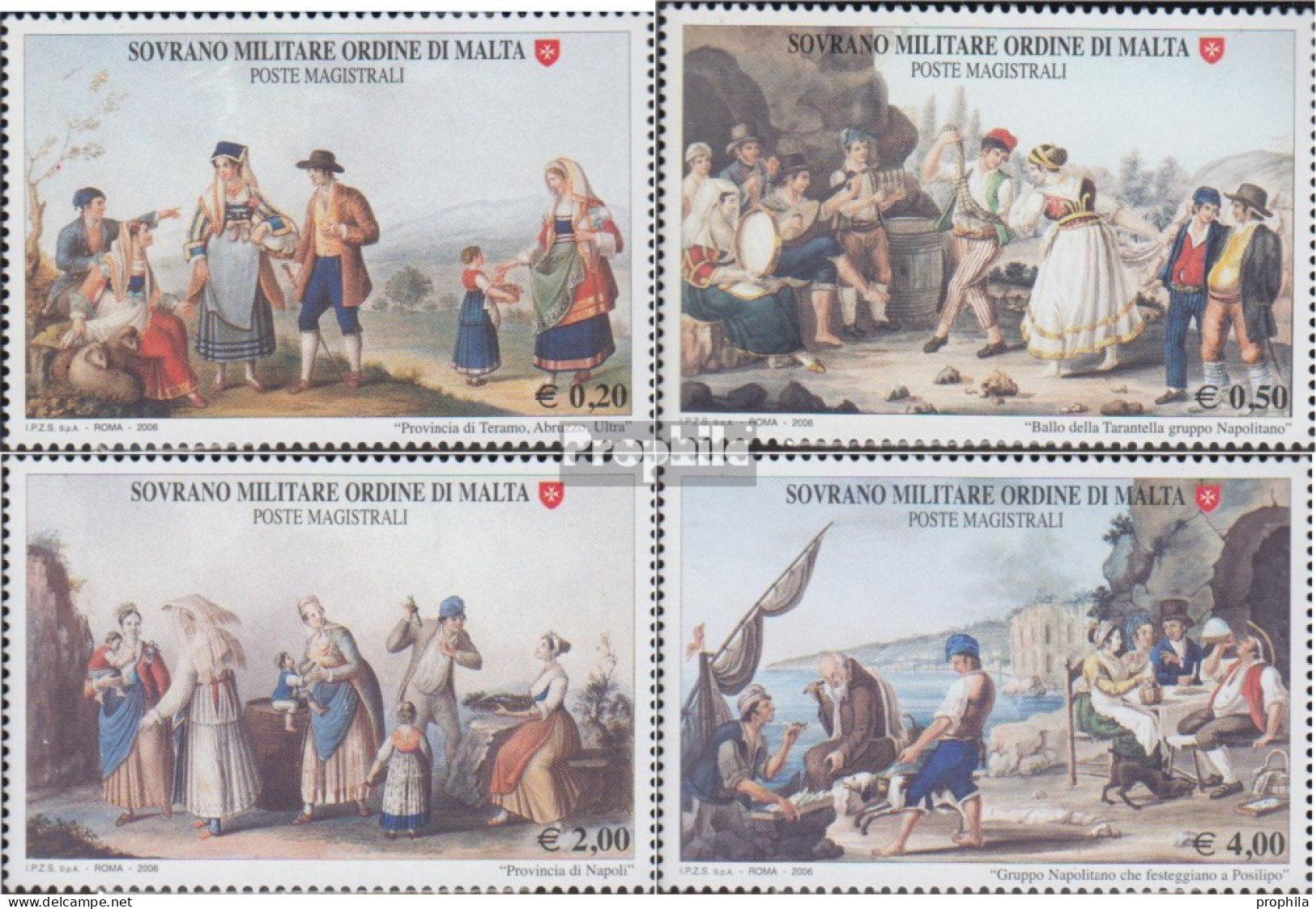 Malteserorden (SMOM) Kat-Nr.: 973-976 (kompl.Ausg.) Postfrisch 2006 Bräuche Und Traditionen - Malta (Orden Von)