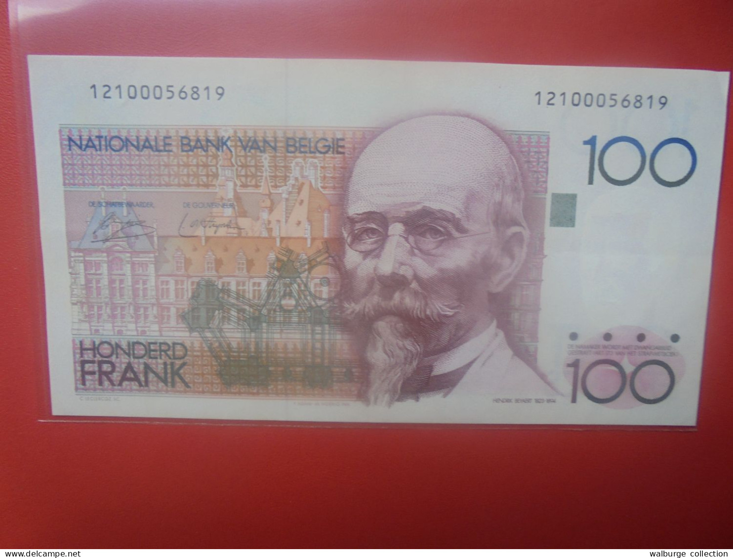 BELGIQUE 100 FRANCS 1978-1981 SANS SIGNATURE AU REVERS MORIN N°68 Circuler (B.18) - 100 Francs