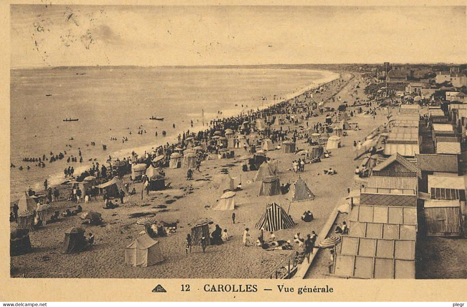 0-50102 01 - CAROLLES - LOT DE 7 CARTES