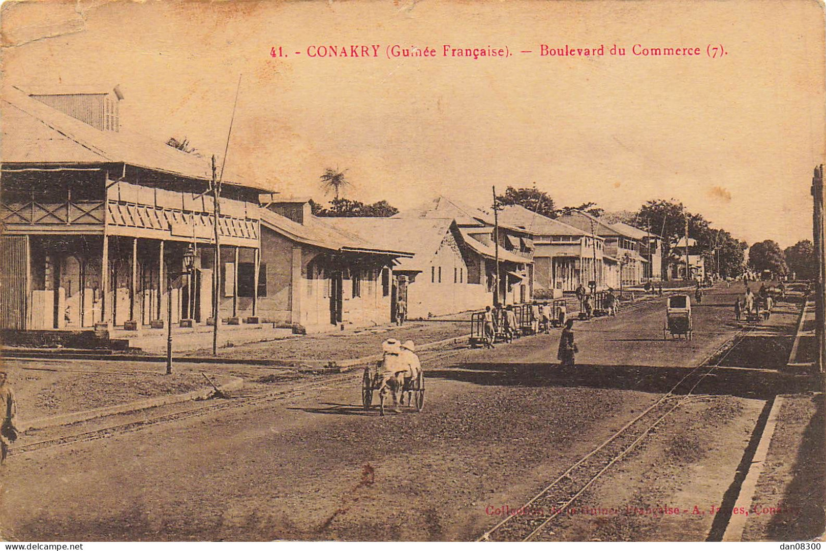 GUINEE FRANCAISE CONAKRY BOULEVARD DU COMMERCE (7) - Guinée Française