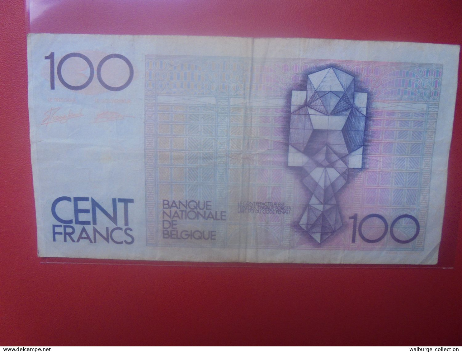 BELGIQUE 100 Francs 1982-94 Circuler (B.18) - 100 Frank