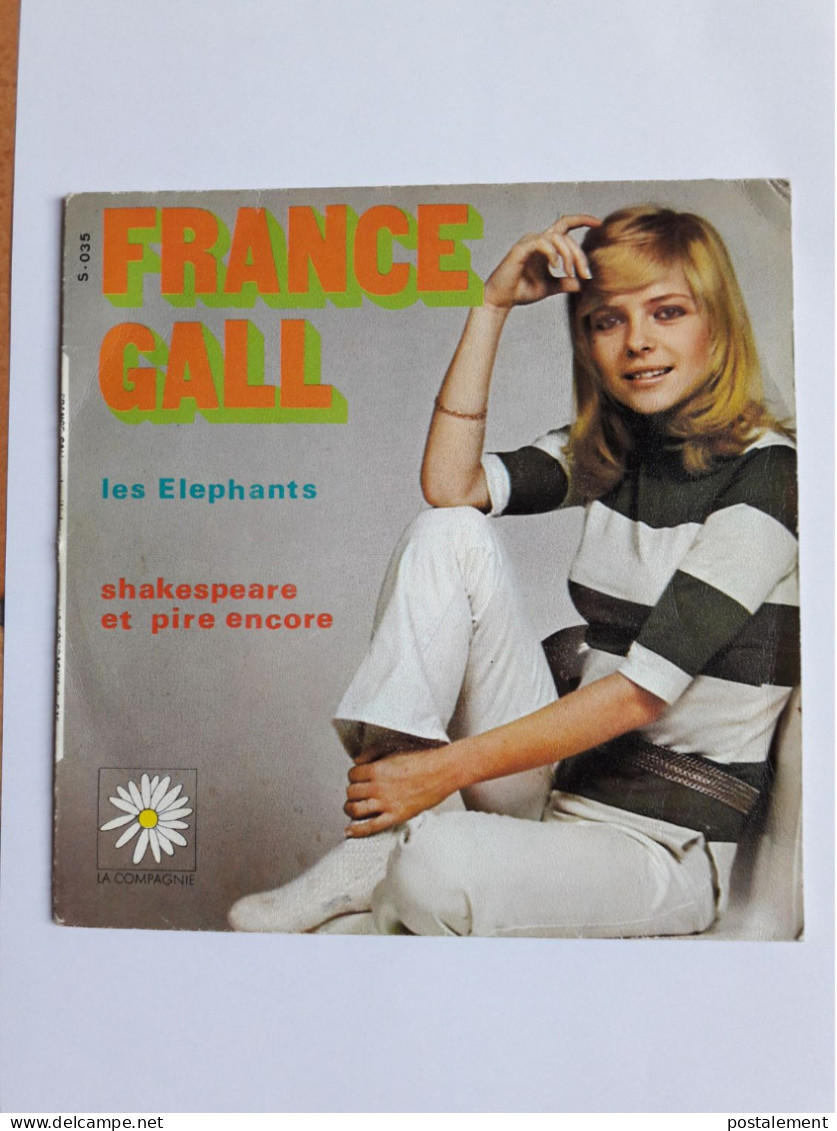 Vinyle 45 Tours SP - FRANCE GALL - COMPAGNIE 035 - LES ELEPHANTS 1970 - Autres - Musique Française