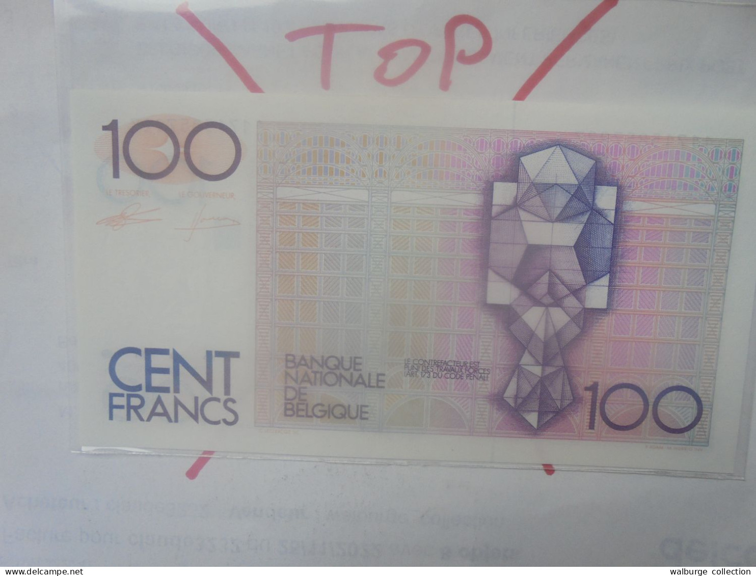 BELGIQUE 100 Francs 1982-94 Neuf (B.18) - 100 Francos