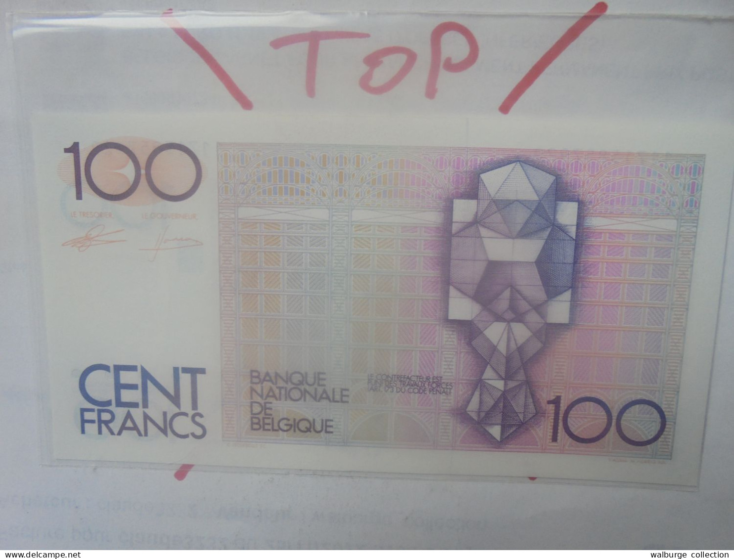 BELGIQUE 100 Francs 1982-94 Neuf (B.18) - 100 Francs
