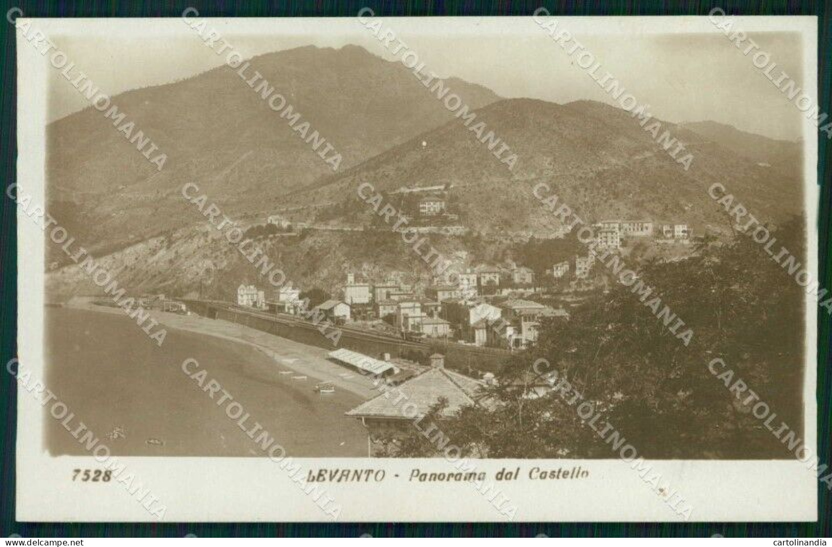 La Spezia Levanto Panorama Dal Castello Foto Cartolina RB8675 - La Spezia