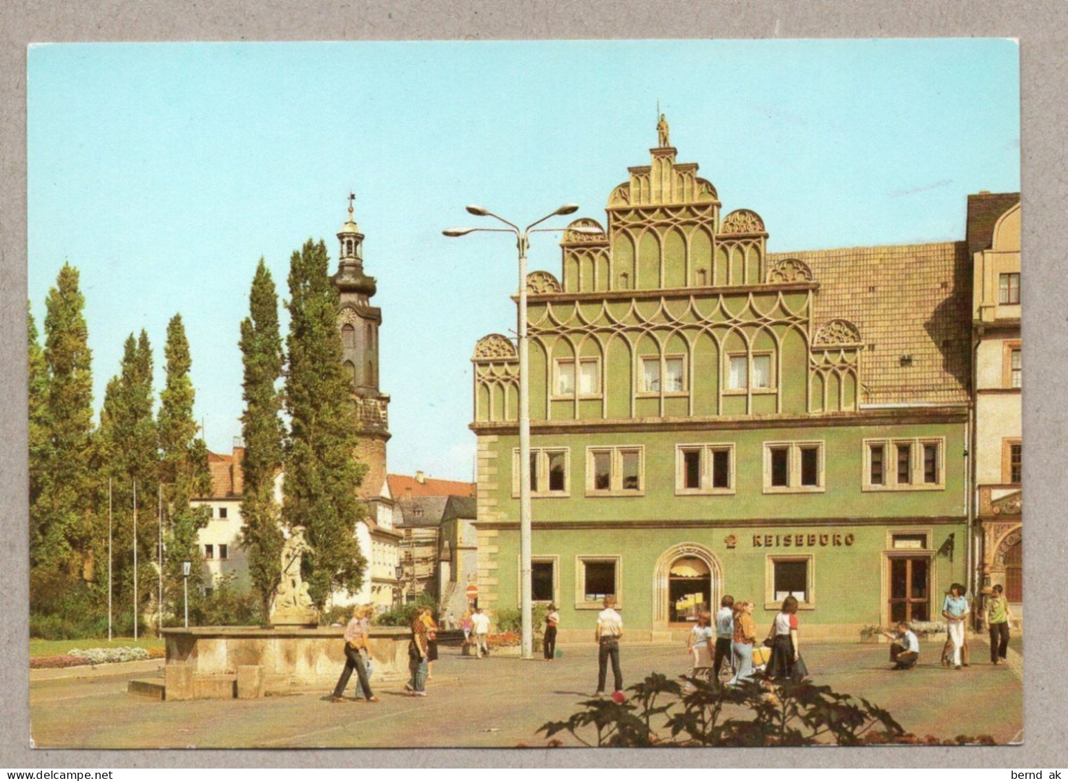 A1043} BRD (DDR-Zeit) - Color-AK:  Weimar - Am Markt - Weimar