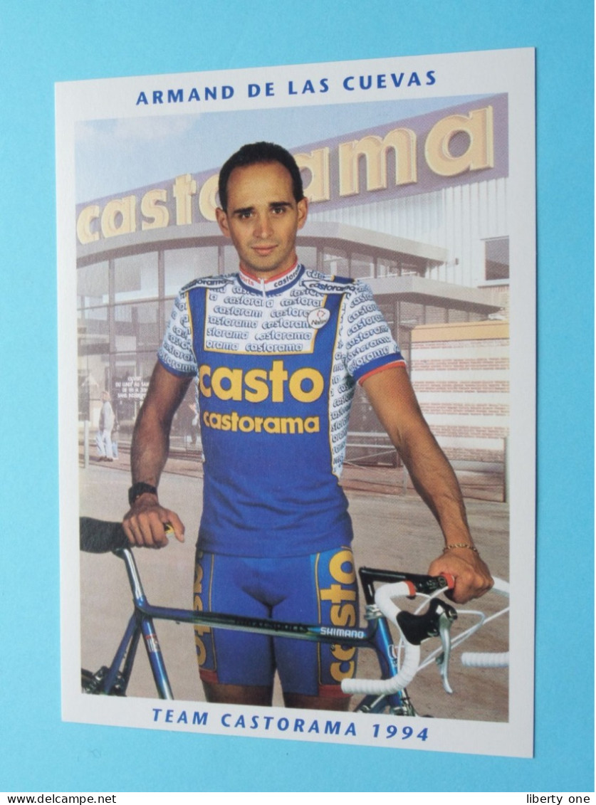 Armand DE LAS CUEVAS > Team CASTORAMA 1994 ( Zie / Voir SCANS ) Nieuw ! - Cycling