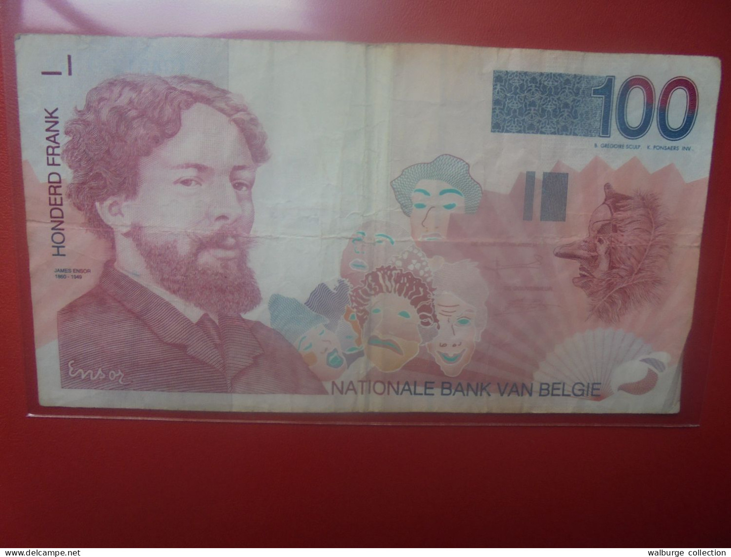 BELGIQUE 100 Francs 1995-2001 Circuler (B.18) - 100 Francs