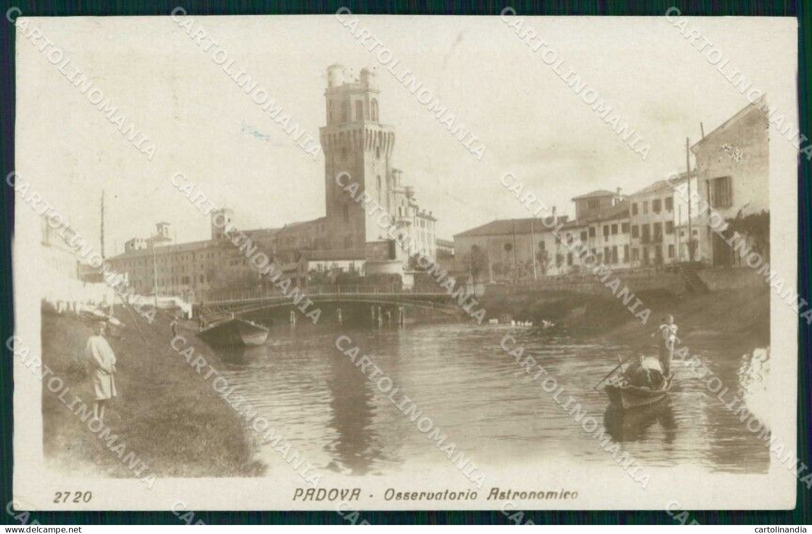 Padova Città Osservatorio Astronomico Barche Foto Cartolina RB9764 - Padova (Padua)