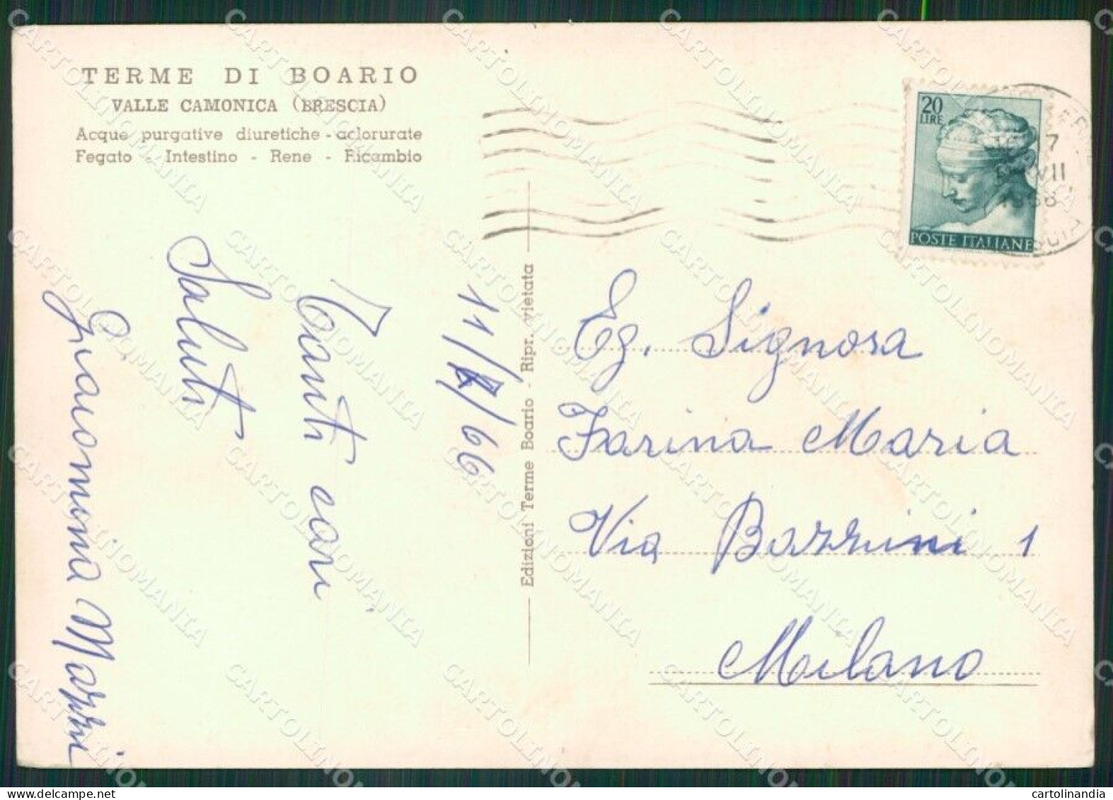 Brescia Darfo Boario Terme Foto FG Cartolina ZK6337 - Brescia