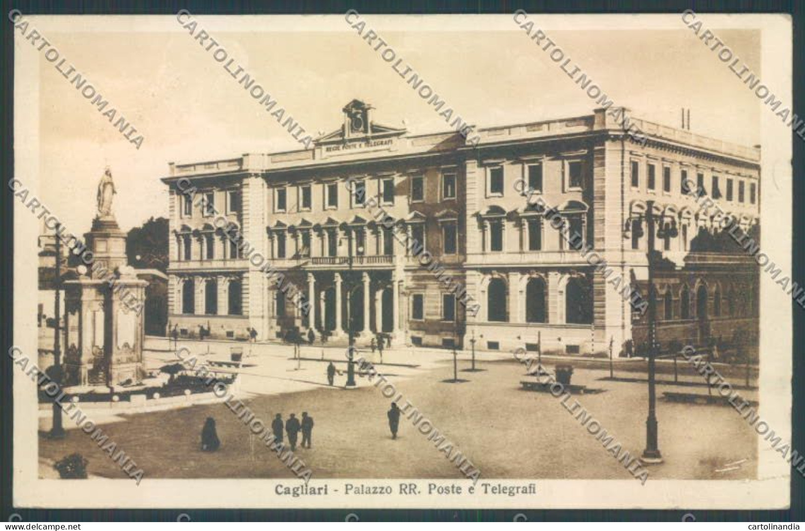 Cagliari Città Poste Cartolina ZG0166 - Cagliari