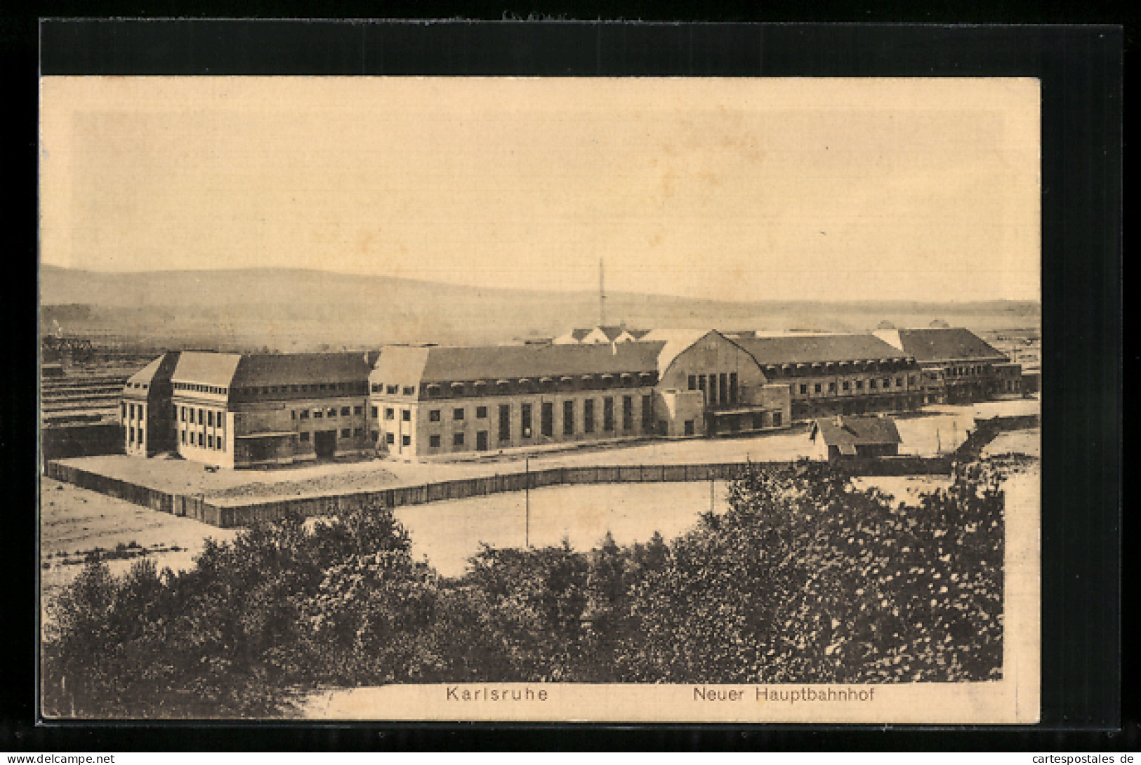 AK Karlsruhe, Neuer Bahnhof  - Karlsruhe