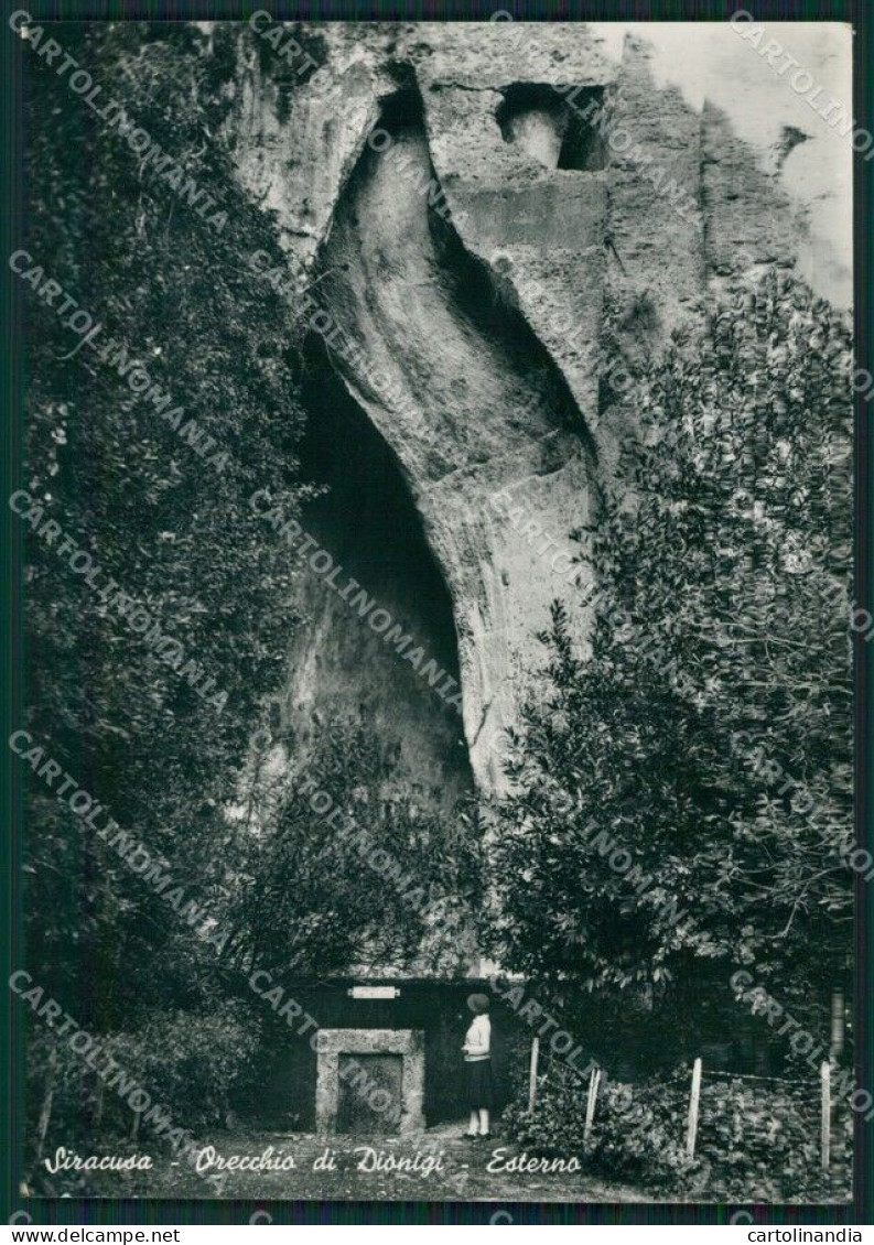 Siracusa Città Orecchio Di Dionigi PIEGHE Foto FG Cartolina KB4041 - Siracusa