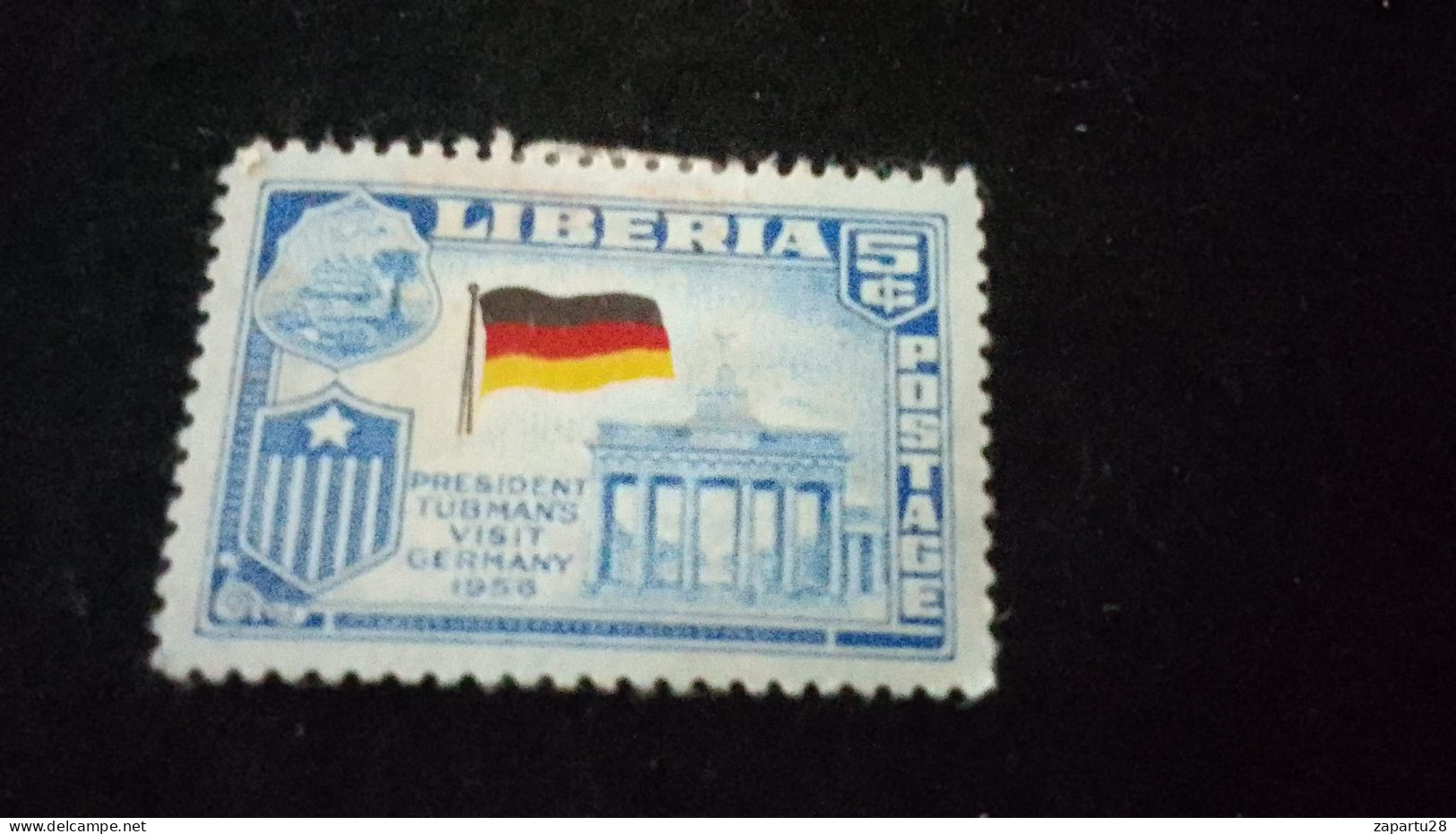 LİBERYA--1945-55   5C      DAMGAsız - Liberia