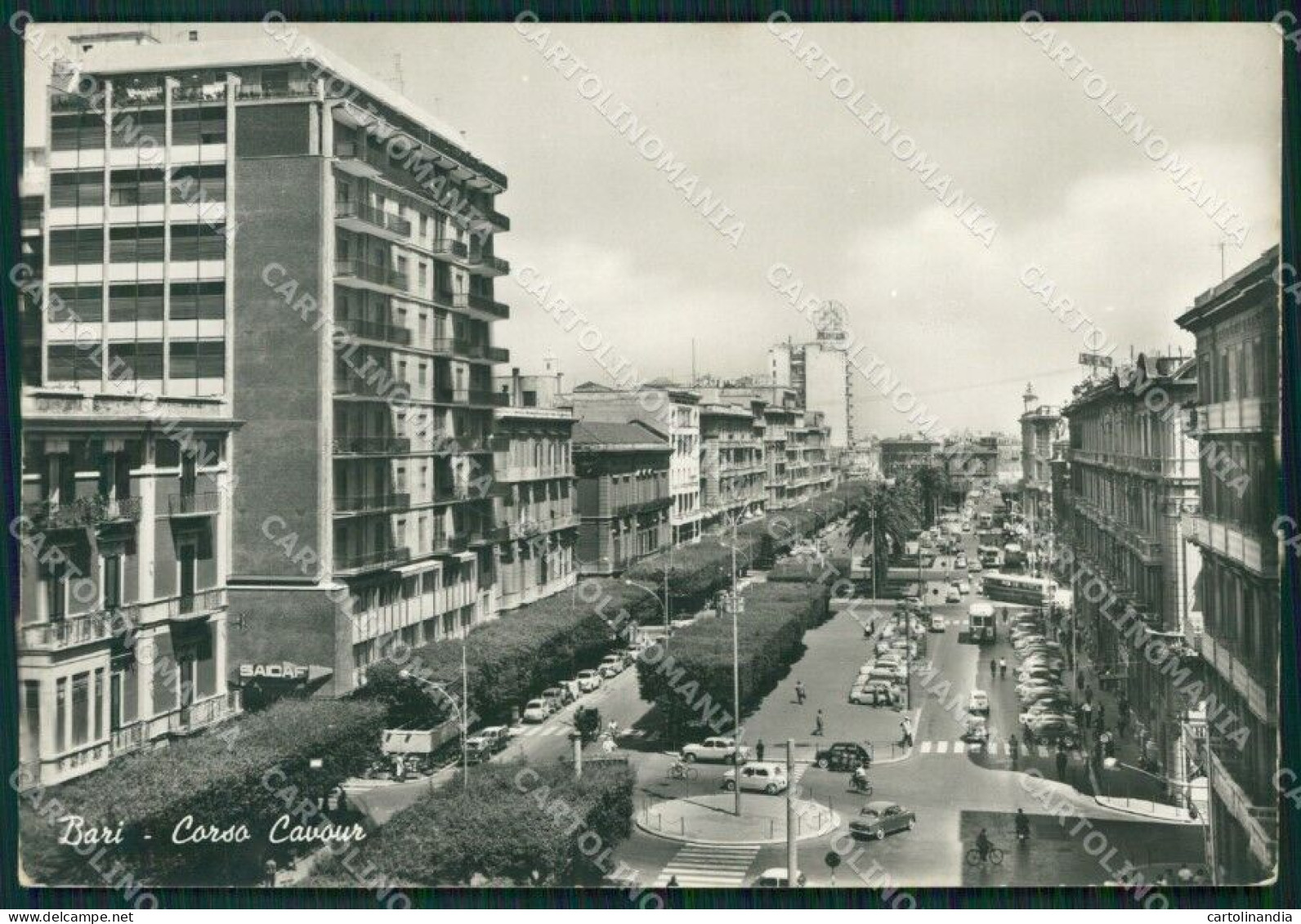 Bari Città PIEGHINA Foto FG Cartolina ZK1130 - Bari