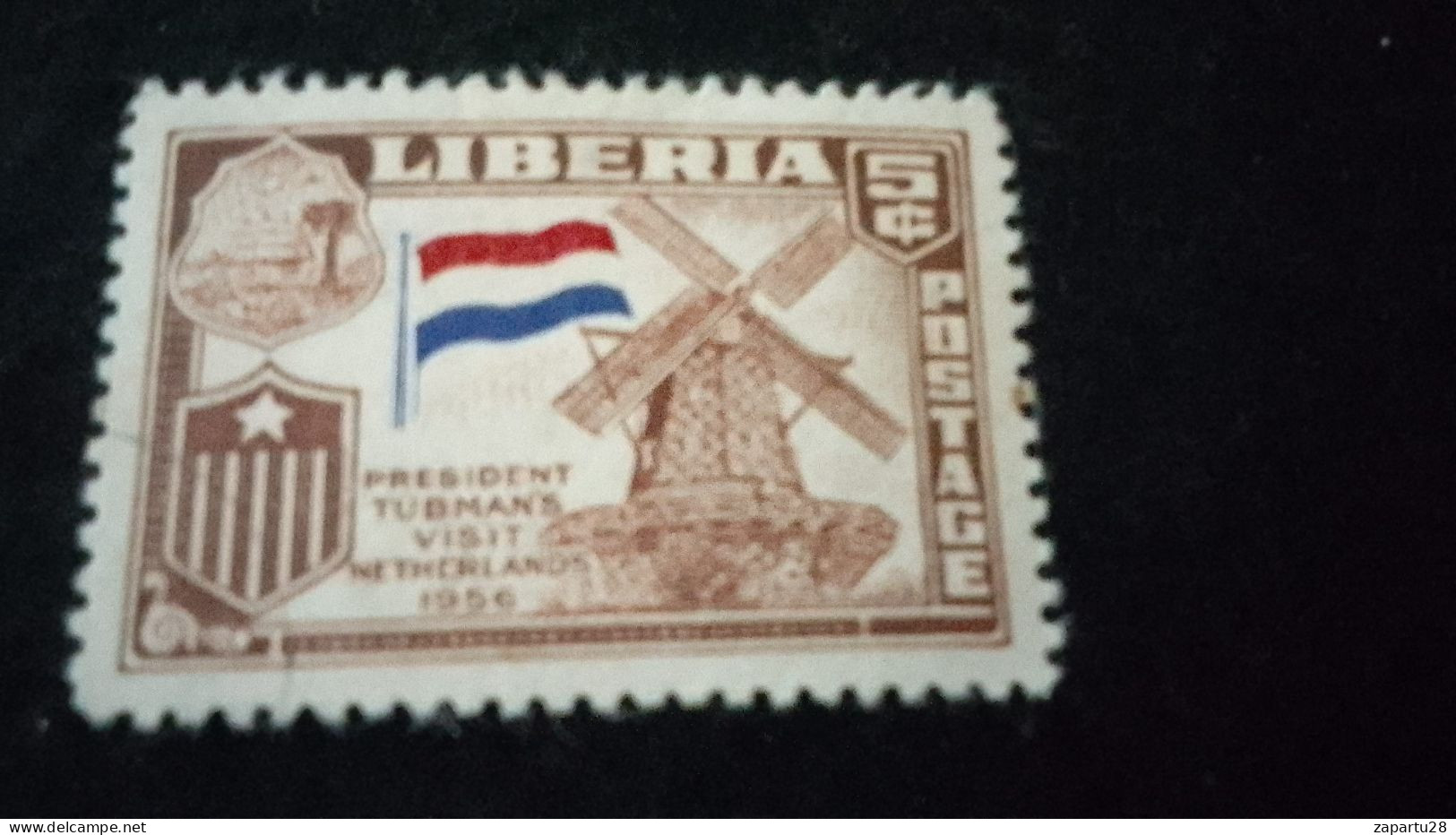 LİBERYA--1945-55   5C      DAMGAsız - Liberia