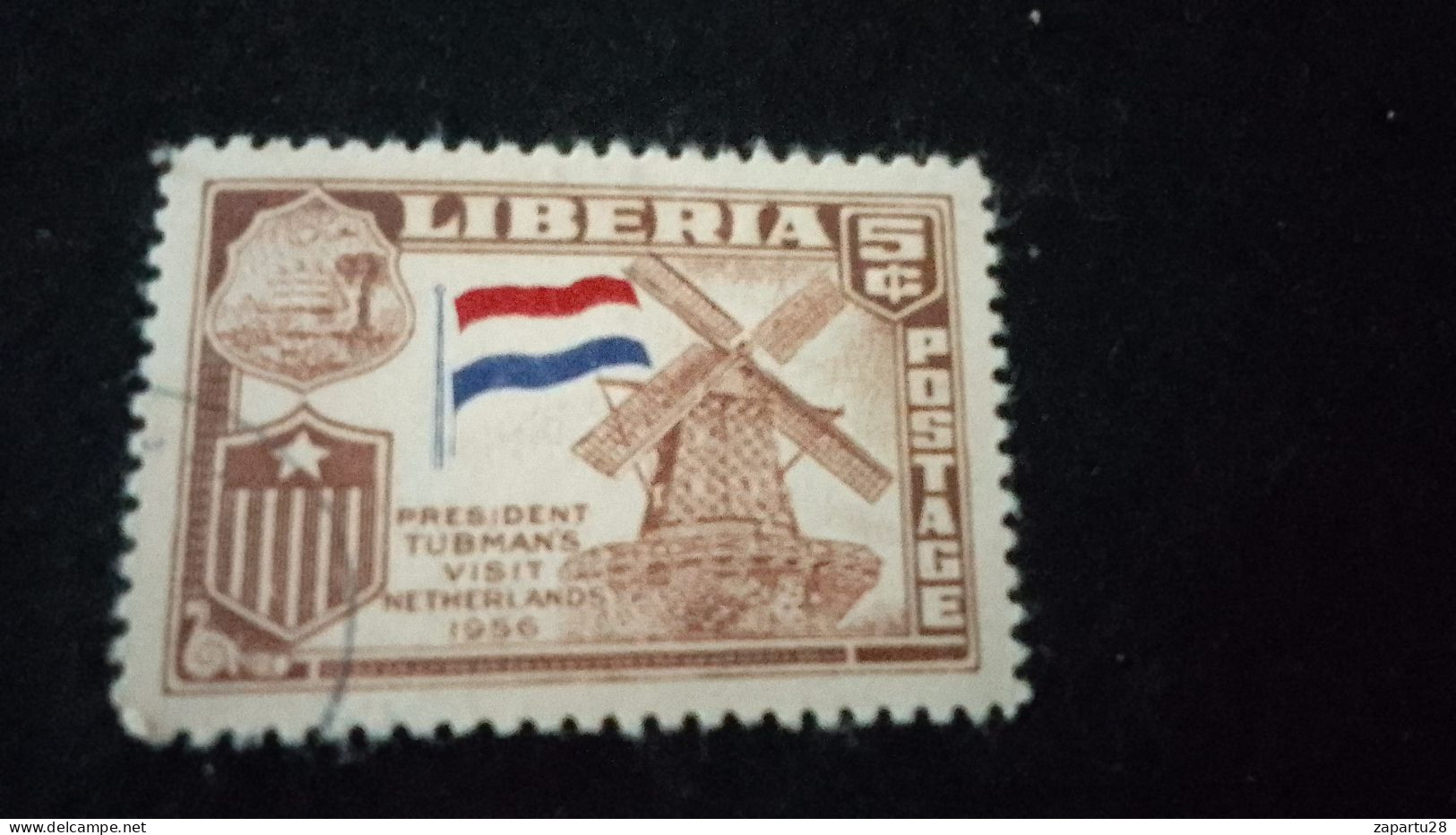 LİBERYA--1945-55   5C      DAMGAsız - Liberia