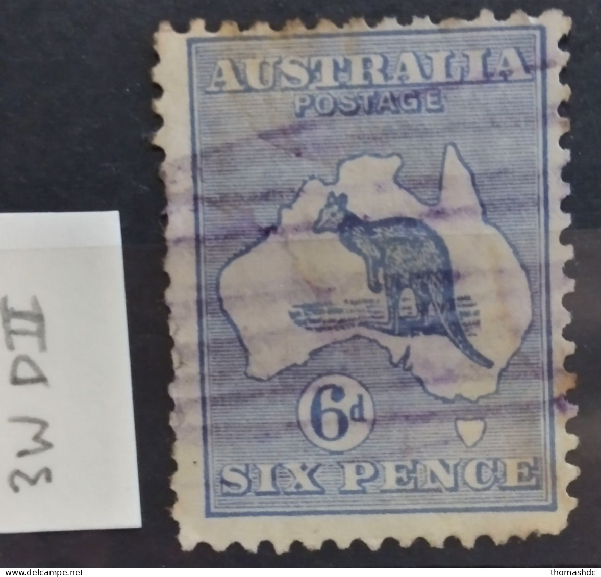 1915 6d Ultramarine 3rd Wmk Die II SG 38 BW 19 - Used Stamps
