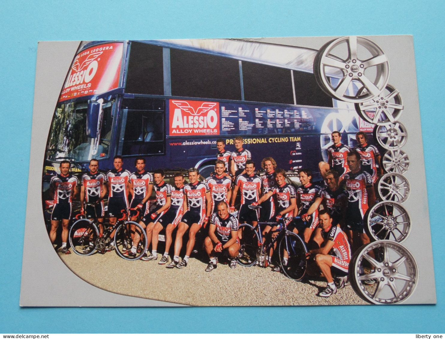 Professional CYCLING Team 2003 ALESSIO Alloy Wheels ( Zie / Voir SCANS ) Format CP ! - Wielrennen