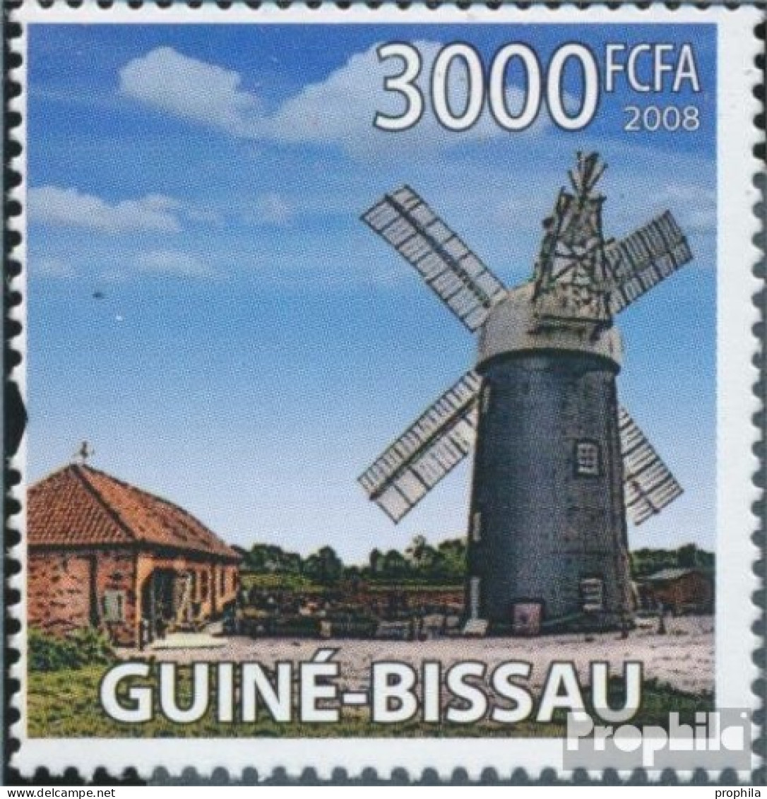 Guinea-Bissau 3888 (kompl. Ausgabe) Postfrisch 2008 Windmühlen, Tulpen - Guinea-Bissau