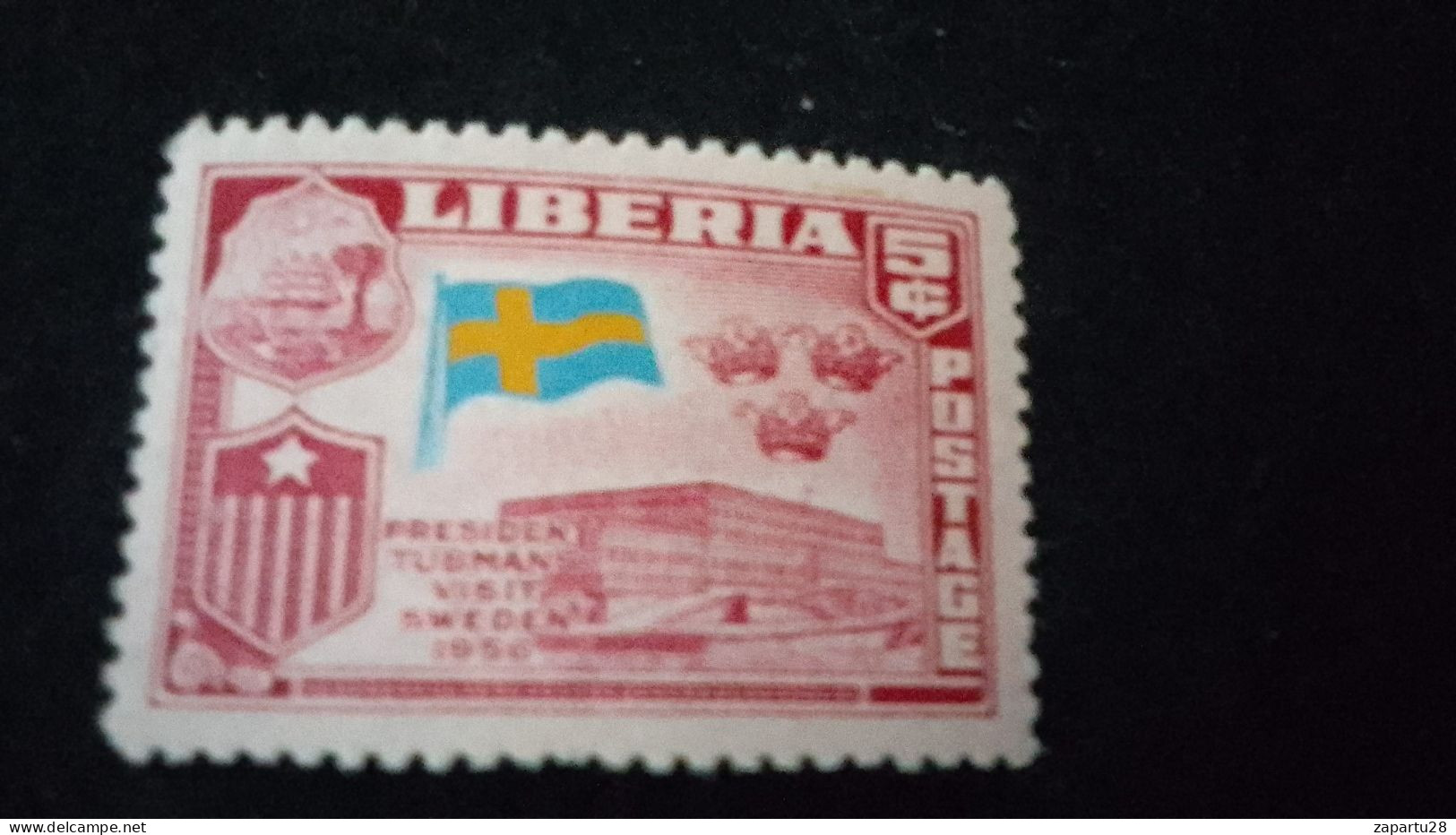 LİBERYA--1945-55   5C      DAMGAsız - Liberia