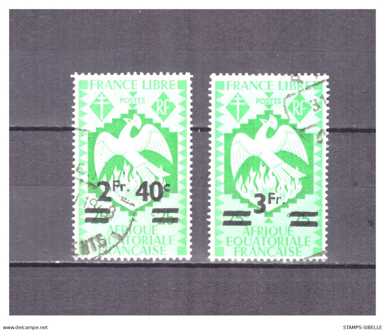 A E F  . N°  202 / 203 . 2  VALEURS  OBLITEREES   .SUPERBE  . - Used Stamps